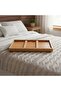 Tray-shaped bedside table with folding legs - 2
