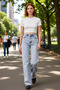 Women's Fashion High Waist Wide Leg Cotton Pants for Daily Combinations Seasonal Use - 3