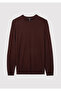Cashmere Blended Brown Sweater Slim Fit / Slim Fit 0710186 -88083 - 8