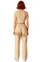Women's Fashion High Waist Wide Leg Linen Pants Casual Chic Weekend Summer - 6