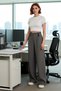 Women's Fashion Palazzo Pants Patterned Wide Leg Pipe Leg Casual Style Use - 4