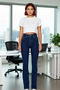 Women's Fashion High Waist Flare Jean Cotton Comfortable Daily Use Weekend Seasonal Use - 4