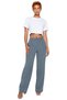 Women's Fashion Wide Leg Woven Pants High Waist Casual Daily Weekend Summer - 5