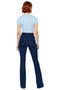 Women's Fashion High Waist Flare Jean Cotton Comfortable Daily Use Weekend Seasonal Use - 6