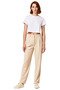 Women's Fashion Wide Leg Pleated Woven Pants High Waist Casual Daily Summer Use - 5