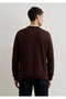 Cashmere Blended Brown Sweater Slim Fit / Slim Fit 0710186 -88083 - 5