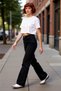 Women's Fashion Wide Leg Long Length Jeans Cotton Casual Use Weekend Quality Material