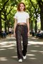Women's Fashion Leopard Print High Waist Pipe Leg Pants Casual Chic Summer - 3