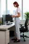 Women's Fashion High Waist Straight Jean Pants Cotton Casual Combinations Weekend Quality Material - 4