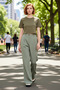 Women's Fashion Wide Leg Linen Look Trousers Cotton Daily Use Summer - 3
