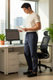 Men's Fashion Regular Fit Linen Trousers High Waist Straight Fit Daily Use - 4