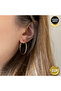Non-Tarnish Steel Gold and Silver Thin Hoop Earrings