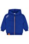 Wild Printed Fox Emblem Cardigan for Ages 2-5 - Navy Blue for Ages 5-6