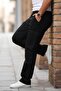 Embroidered Baggy Trousers with Side Pockets - 6