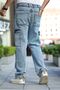 Cargo Baggy Trousers with Side Pockets - 3