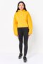 Women Sportswear Fit Long Sleeve Outdoor Hoodie, Mustard - 3