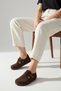 Unisex Genuine Suede Natural Cork Sole Arch Supported Anatomical Shoes - 5
