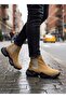 Elastic Men's Sports Boots Camel (Black Sole) - 2