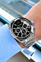 Men's Wristwatch 3 Atm Water Resistant Silver Color Steel Band Cbk132 - 5