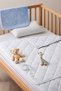 Tivo baby comfort blue 3-piece baby sleep set - (quilt + mattress protector + blanket)