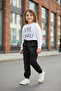 Satin Textured Black Cargo Pocket Pants - 3