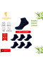 Bamboo Men's Navy Blue Short Socks, Pack of 6, Washable, Seamless Toe