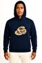 Hooded Snake Ball Python Logo Blackjack Chest Design Unisex Sweatshirt