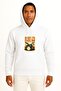 Hooded Born to Play Drums Chest Design Unisex Sweatshirt