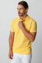 Men's Yellow Standard Polo Collar T-Shirt - 2