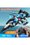 K500 Max Blue RC Aircraft EPP Foam Stunt Glider Electric Fighter Remote Control Airplane Fall Resist - 3