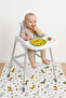 High Chair Underlay and Activity Cover 3 Rolls 30 Pieces 100X120 cm - Cute Dinosaurs - 8