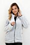 Women's Softshell Wool Plush Fur Lamb Welsoft Jacket with Bone Zipper and 3 Pockets Detail (Full Size)