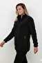 Women's Softshell Wool Plush Fur Lamb Welsoft Jacket with Bone Zipper and 3 Pockets Detail (Full Size) - 2