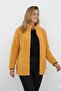 Women's Softshell Wool Plush Fur Lamb Welsoft Jacket with Bone Zipper and 3 Pockets Detail (Full Size) - 5