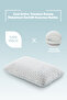 Anti-Sweat Visco Pillow Heat Controlled Cool Active Visco Sleeping Pillow (2 Pieces) - 4