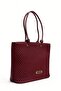 Elegant Textured Ladies Handbag with Heart Scarf & Gold Detailing – Carnalisa - 3