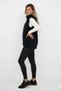 Women's Softshell Furry Plush Vest Woolen Lamb Welsoft Bone Zipper Pocket Detail (Dark Blue) - 4