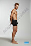 Men's 6-Pack Black Color Modal Fabric Thin Elastic Boxer Berrak 4488 - 3