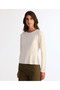 Regular V-Neck Long Sleeve Sweater - 4