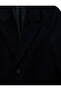 Buttoned Pocketed Double-Breasted Collar Long Cashmere Coat - 4