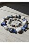 Anjelit - Moonstone - Hematite Natural Stone Bracelet, 100% Genuine Natural Stone