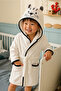 Hooded Girl-Boy Bathrobe Cotton-Tiger