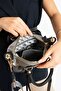 Double Strap 3 Compartment Fenomen Model Hand and Shoulder Bag 1426 - 4