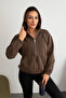 Premium Modal Fabric Full Zipper Women's Cardigan 3136 - 5