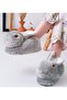 Animal Slippers Home Slippers Gray Rabbit Unisex (Women - Men) - 2