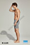 3-Piece Gray Stretch Fabric Men's Long Boxer Berrak 1125 - 3