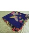 Ve Reyhan Handmade Needlework Writing, Scarf, Yemeni, Mevlit Shawl, Gift with 4 Edges Embroidered - 4