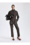 Belted Brown Blazer - 5