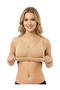 Skin Color Breast Firming Thick Straps Corset Bustier Anti Sagging Bra Upright Posture Bustier - 3