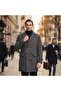 Plaid Patterned Men's Thick Cashmere Coat Regular Fit - 2